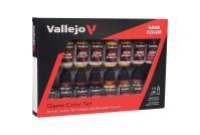 Vallejo 772189 - Farbset Effekte Leder und Metall (16 x 18 ml)